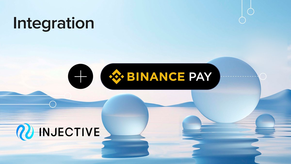 .@binance Pay has officially integrated $INJ, allowing millions of users globally to make payments and shop using INJ 🚀

Flights, hotels and more can all be purchased using INJ, enabling mass real world access for the Injective ecosystem.

Read Here 👉 injective.xyz/3VjObaY