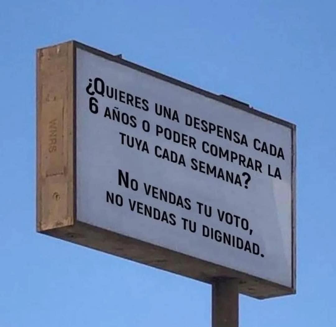 Este 2 de junio, vota por tu libertad, vota por tu derecho a aspirar, vota por tu dignidad. Vota @XochitlGalvez