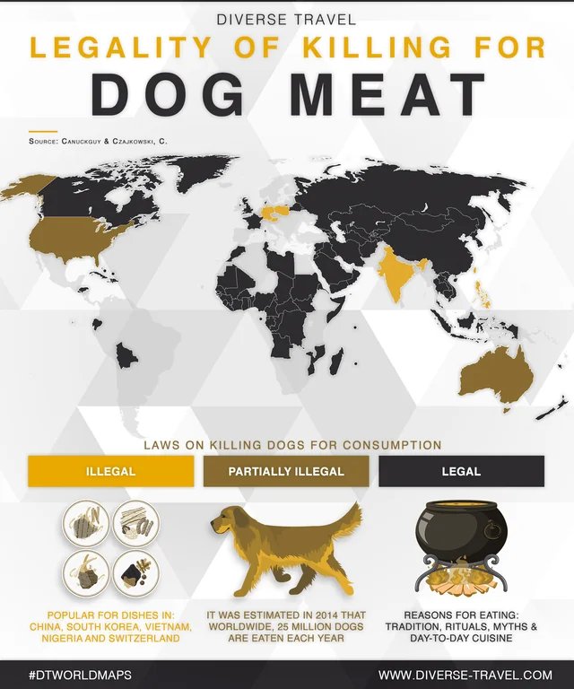 The ten million dogs they eat every year.