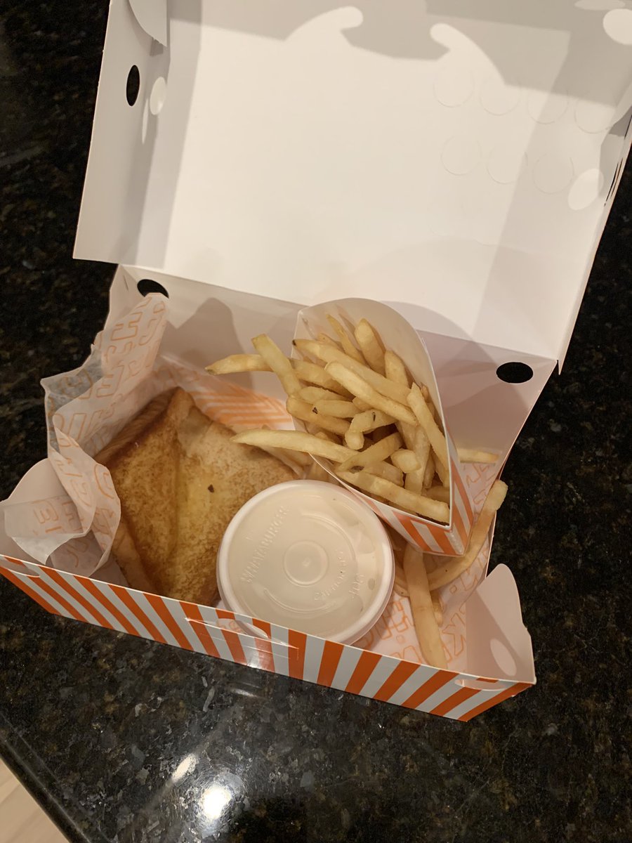brmachina8's tweet photo. Are you serious @Whataburger? Who in their right mind orders a #13 and hold the chicken? Gravy and fries for dinner… what is this Canada https://t.co/DtTYcKKiX2
