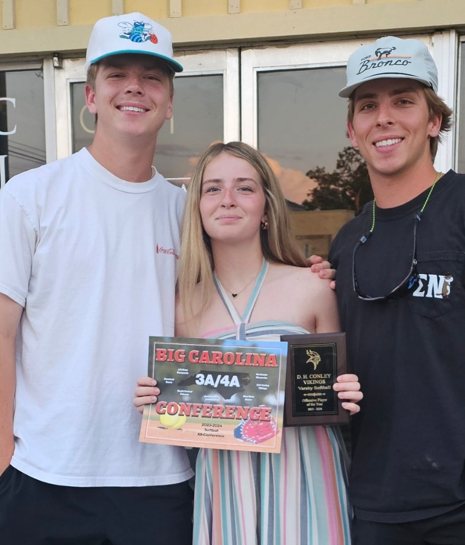 All Conference and Offensive Award. Thanks to my coaches and teammates for a great season.  Go Vikings! <a href="/dhcsoftball/">DHC Softball</a> <a href="/BigBen1644/">Papa Bear</a>