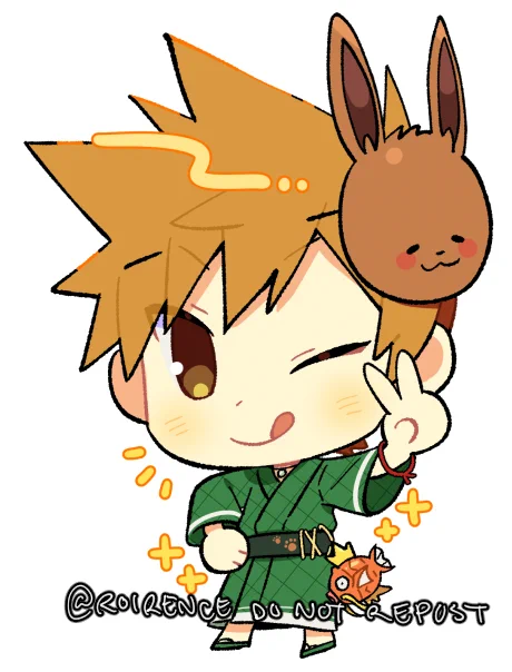 its been awhile since i drew gween..i got to draw him for the AN pkmn stamp rally tho  