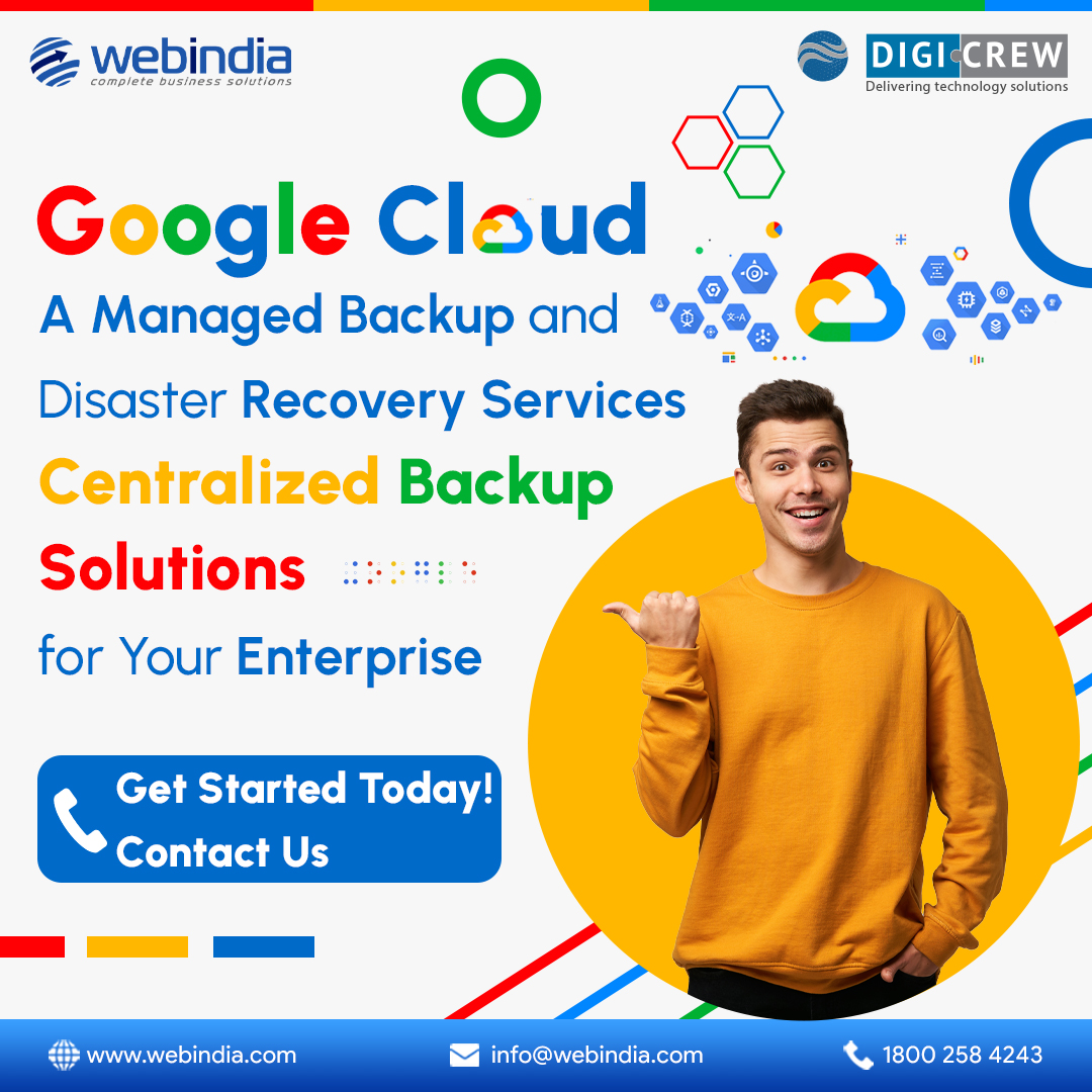 We ensure your business continuity with our Google Cloud backup solutions.
#cloudbackup #cloudbackupservices #cloudbackupsolution #googlecloudbackup #googlecloud #googlecloudplatform #gcpbackup #webindia #digicrew