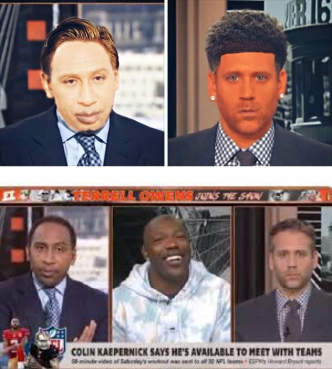 Jason79562900's tweet photo. @taylor_sha41627 @terrellowens U can have Stephen A we'll take Max #TeamMax https://t.co/AU2aPzzfu6