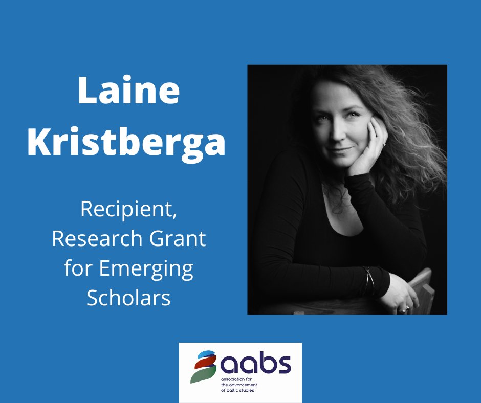 AABS is pleased to announce that Laine Kristberga has been awarded an Emerging Scholars Grant - congratulations, Laine! Laine will apply the grant to her project, 'The Unwritten History of Performance Art in Latvia (1960s-1990s).' Learn more: aabs-balticstudies.org/2024/05/26/lai…