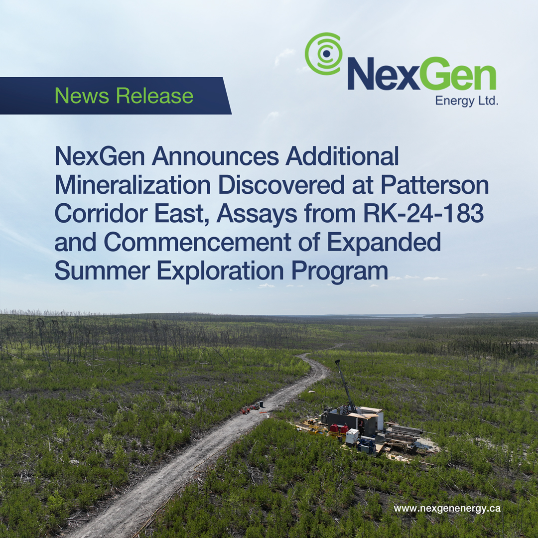 We’re thrilled to announce the discovery of additional uranium mineralization at Patterson Corridor East, which has doubled the size of the system. Assays from discovery hole confirm new discovery looks better than Arrow did at same stage.  The growing potential of this latest