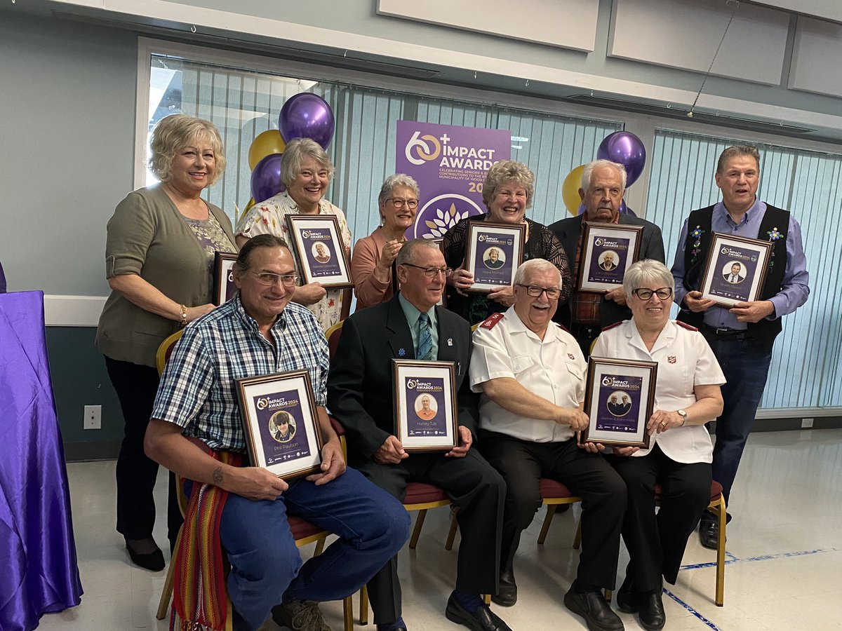60+ Impact Awards celebrating amazing seniors and elders in our region today! Congrats!
