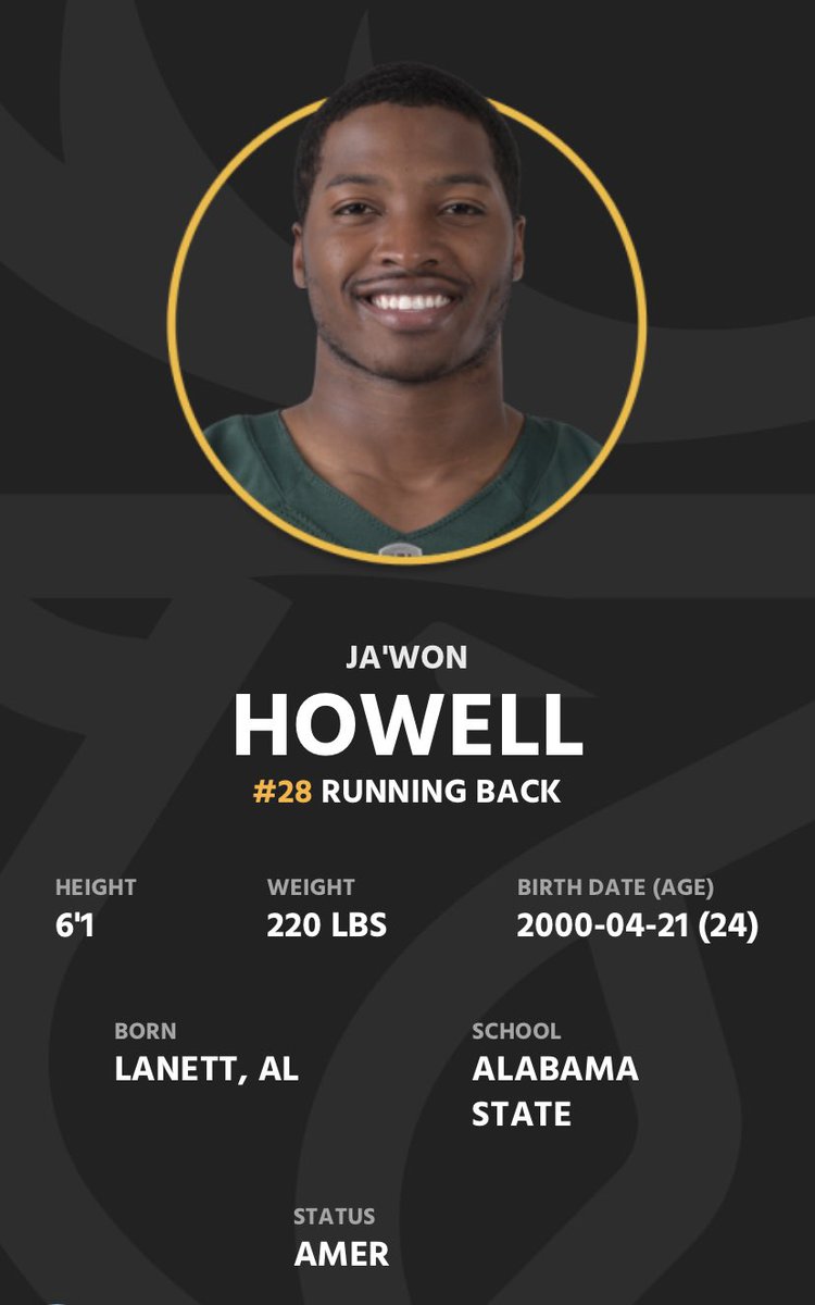 Shout out to the former Lanett Panther in Ja’Won Howell as he prepares for week 1 of the CFL, with the Edmonton Elks 
#PantherMade