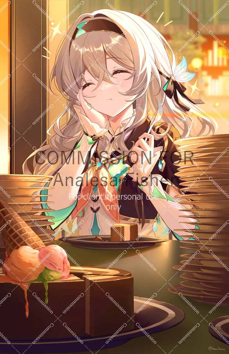 Drew a Firefly convention print commission for Firefly's EN VA @AnalesaFisher !! Please look forward to it! #ホタル #スターレイル #HonkaiStarRail
