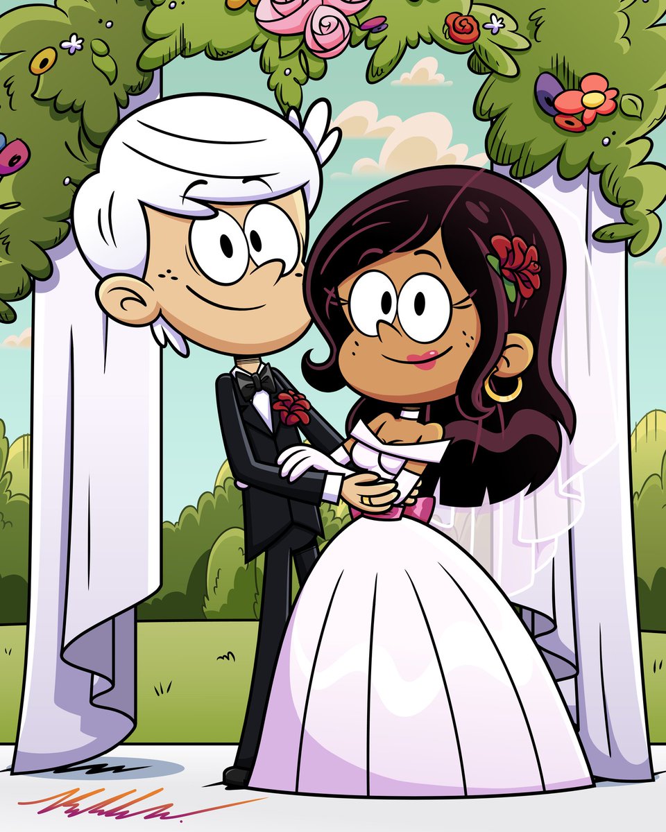 #RonniecolnWeek Day 7: Wedding 3 💍🧡💜💐💕
Al fin llegó el día y publico esto. Después de todo lo que han pasado Lincoln y Ronnie Anne, ahora  estarán juntos como marido y mujer.

#LincolnLoud #RonnieAnneSantiago #TheLoudHouse #TheCasagrandes #Ronniecoln #RonniecolnWeek2023