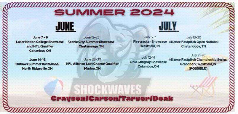 It’s time to get back into travel ball with @ShockwavesGCT !! Excited to play with my teammates again! Come watch us compete!! @CoachD_TUSB @TrineSoftball