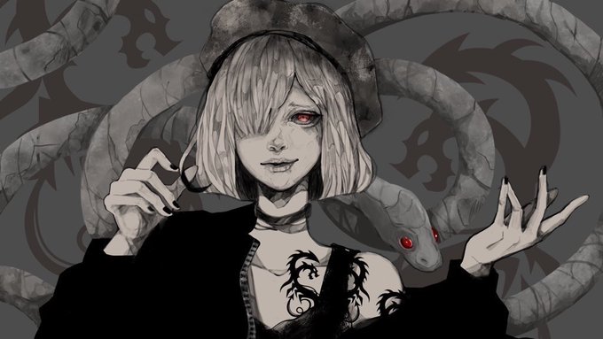 「choker red eyes」 illustration images(Latest)