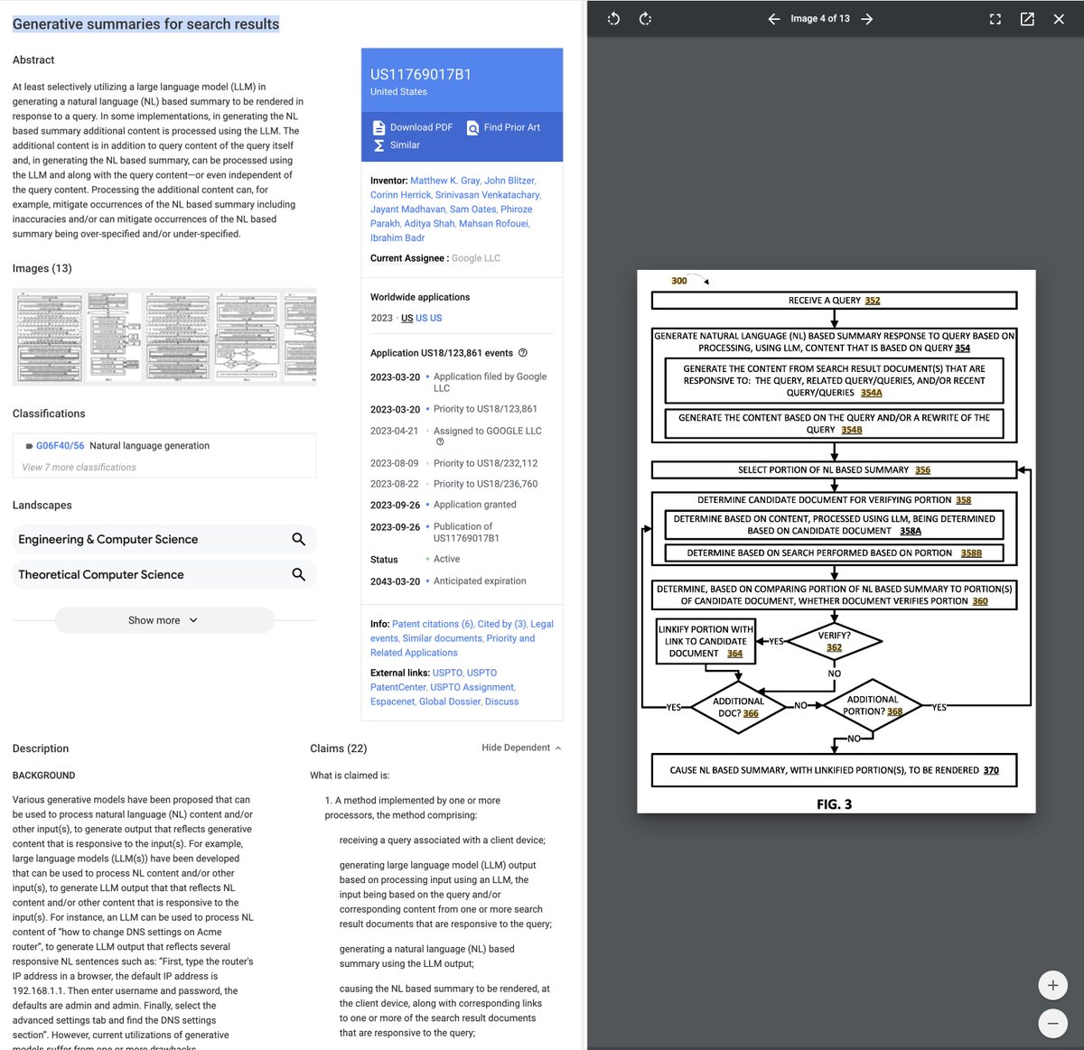 From SGE patent it seems that an answer is generated first then it looks for citations.

Unlike other systems like Perplexity which fetch the content of like URLs and generate the summary.

This seems to answer the question which people have noticed with AI Overviews linking to