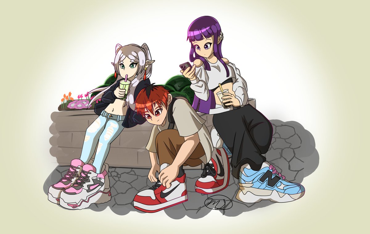MSarria24's tweet photo. Frieren crew https://t.co/Gw8PHlzOsb