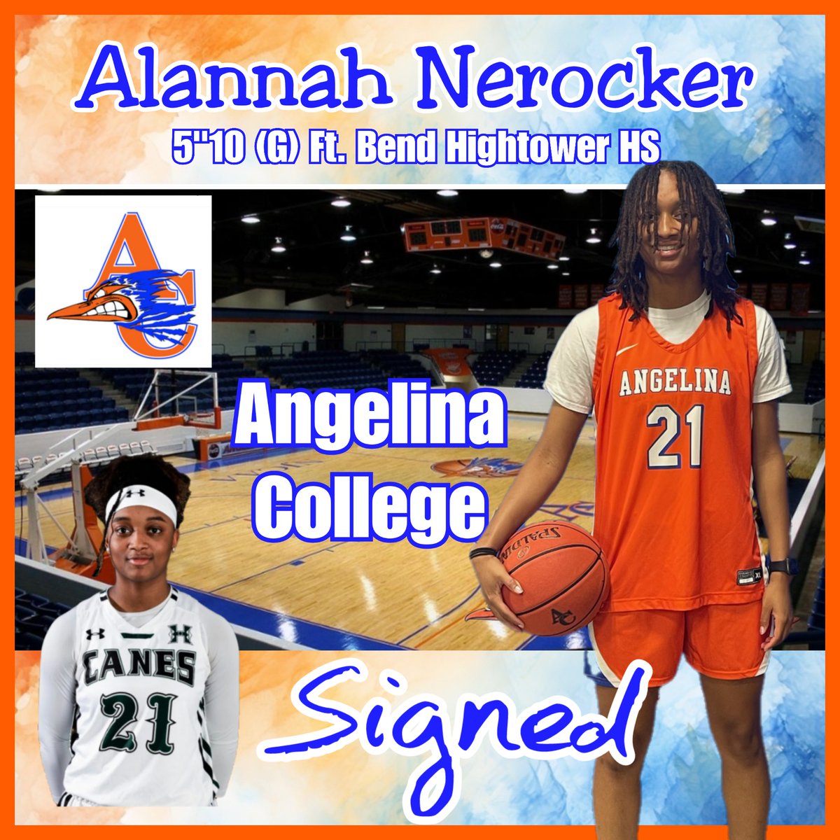 Congrads to HLRR'S 2024 (G) Alannah Nerocker of Hightower HS on signing with Angelina College. Hard working kid that will Blossom at the next level. We are proud of you Alannah...
#MCBIM #anotherone #HLRR'S