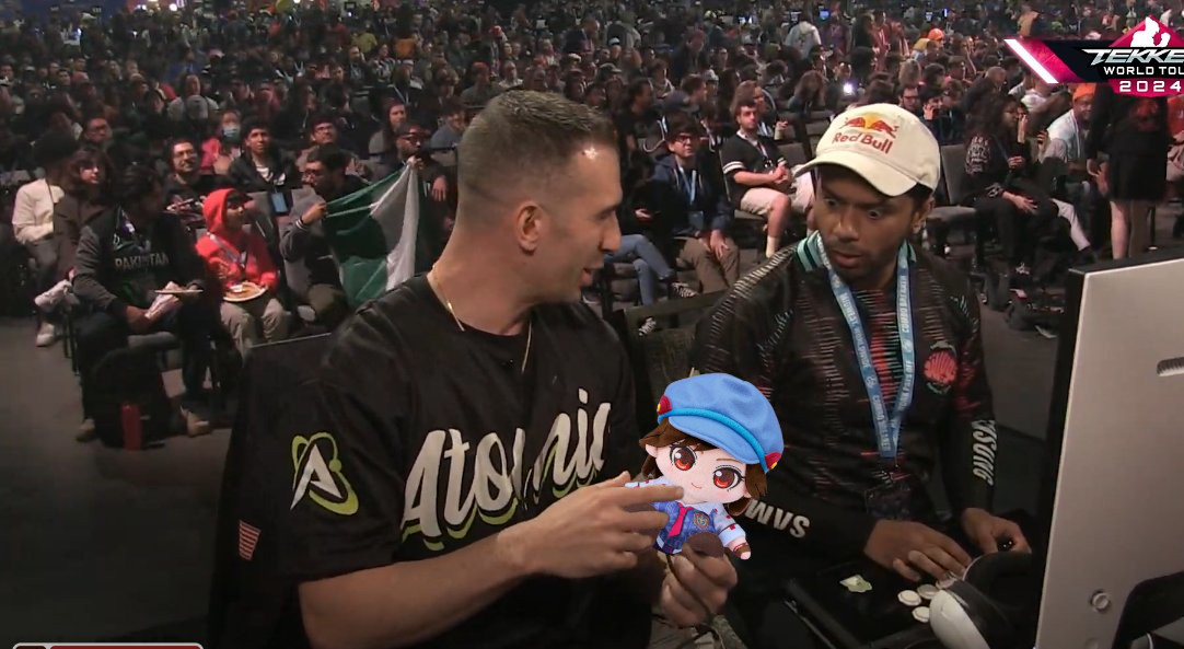 spero with the asuka plush???