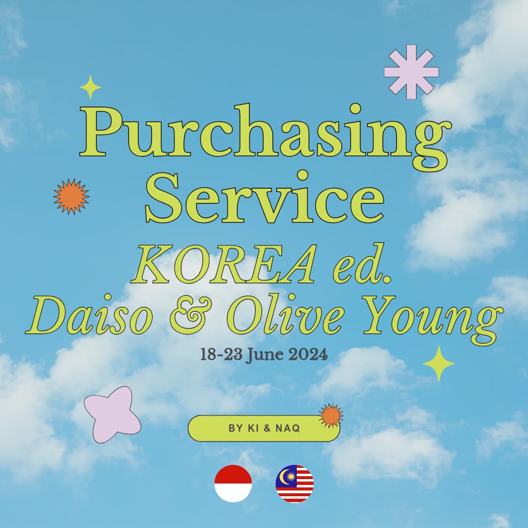 wookisakim's tweet photo. Daiso &amp; Olive Young Korea
🇮🇩 Purchasing Service 🇲🇾
by @ryeongkkuru &amp; @wookisakim 

Shopping Period: 18-23 June
ETA: 25 June
Local Shipping 3-7 days after ETA
📍JKT &amp; KL
✅️ Hand Carry, Req item
✅️ Live Shopping WA Group

DM if interested
#malaysia #indonesia #jastip #jasatitip https://t.co/bP4EiLkmXb