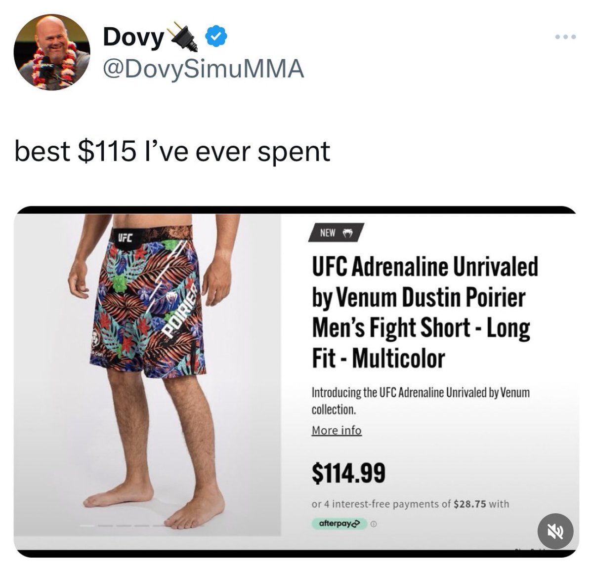 BorrachinhaMMA's tweet photo. Hey eggshead @DanaWhitesPenis where is my fuck 🧃shorts  mtfk? https://t.co/b7niWSnc6M