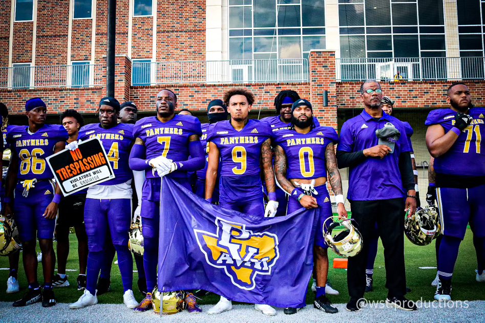 AGTG! After a great conversation with @CoachBurton1 im blessed to receive an offer from @PVAMU_Football . @Football_Steele @TomLoy247 @samspiegs @coach9cg @MikeRoach247 @DEFCONTX7v7 @GPowersScout @BDammone @adamgorney @AWilliamsUSA @GHamiltonOTF @2MGE_ @satxhsfb