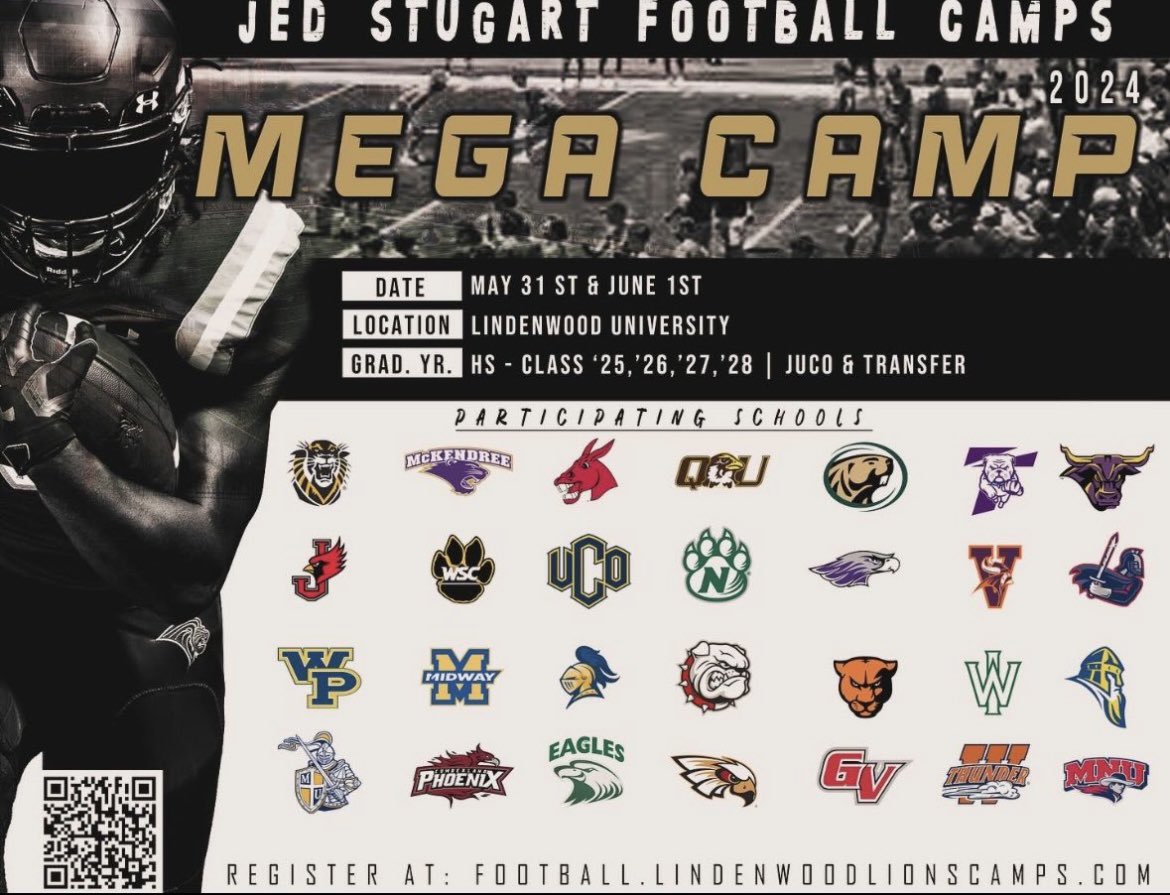 Quincey Johnson (2026) (@quinceyj23) on Twitter photo I will be at session 1 of the Lindenwood MEGA camp on 5/31!! I’m excited to come and compete and get better!!
<a href="/KahokGridiron/">Collinsville Kahok Football</a> <a href="/CoachRhodes_FB/">Colton Rhodes</a> <a href="/Coach_DClark/">Coach Dan Clark</a> <a href="/CoachRejfek/">Jason Rejfek</a> <a href="/CoachCGatton/">Chris Gatton</a> <a href="/Coach_AHiggins/">Alex Higgins</a> I will be at session 1 of the Lindenwood MEGA camp on 5/31!! I’m excited to come and compete and get better!!
<a href="/KahokGridiron/">Collinsville Kahok Football</a> <a href="/CoachRhodes_FB/">Colton Rhodes</a> <a href="/Coach_DClark/">Coach Dan Clark</a> <a href="/CoachRejfek/">Jason Rejfek</a> <a href="/CoachCGatton/">Chris Gatton</a> <a href="/Coach_AHiggins/">Alex Higgins</a>