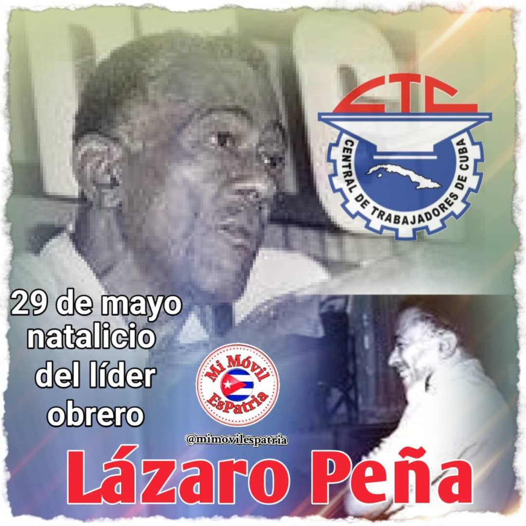 Desde #Camagüey, honor al Líder Obrero Lázaro Peña. #CubaViveEnSuHistoria, #UnidosXCuba. @PartidoPCC, @FHHernndez1, @AdelanteCuba, @cadenagramonte, @tvcamaguey.