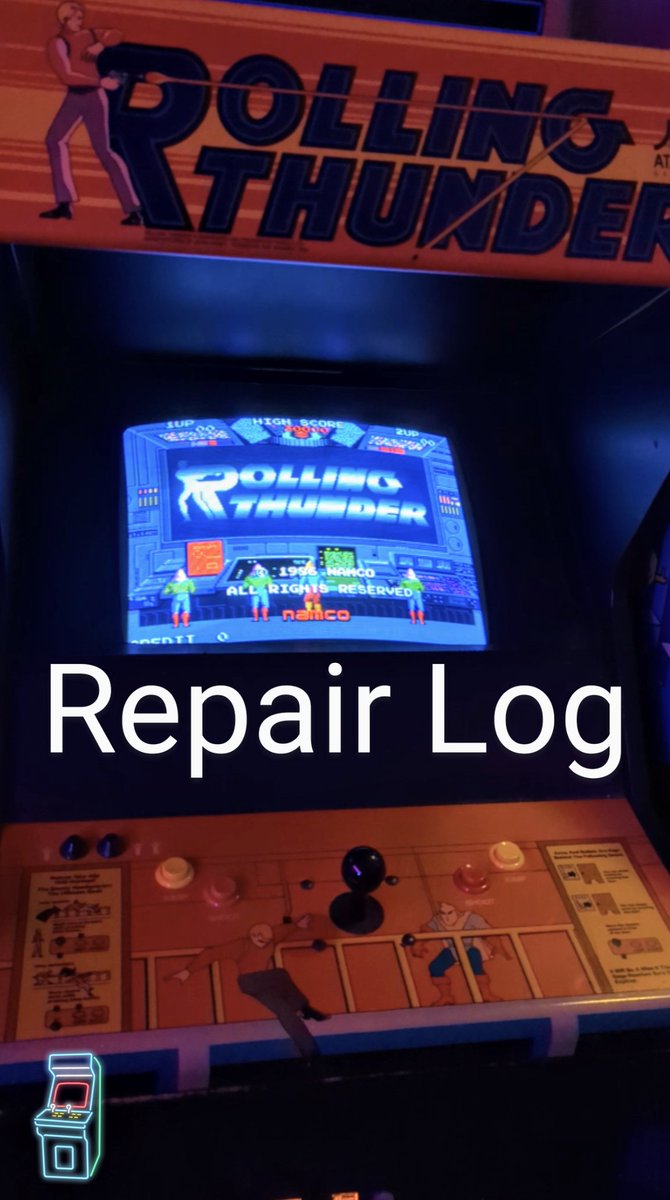 How to easily fix Rolling Thunder at the Game Vault Arcade!  #arcade #retrogaming #arcaderepair
#Namco #Atari #Coinop

youtube.com/shorts/S4_qGdw…

<a href="/DeLsArcade/">DeL's Arcade</a>