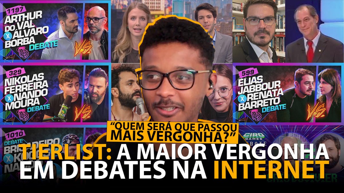 Aproveitando o hype do debate entre <a href="/arthurmoledoval/">Arthur do Val - Mamaefalei ⬛️⬜️🟨</a> e <a href="/meteoroBrasil/">Meteoro Amps</a> no <a href="/InteligenciaLta/">Inteligência Ltda.</a> 

Vamos relembrar e descobrir quem passou a maior vergonha de todos nos debates na história da internet brasileira (até aqui)

youtu.be/gq8nBj9wZD4