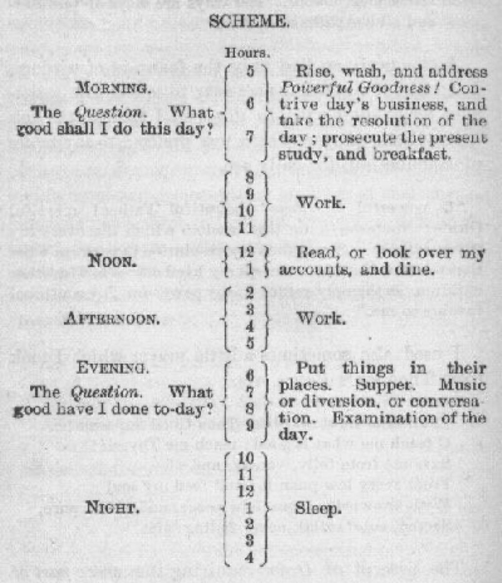 10 words of wisdom by Benjamin Franklin:

1. Love your enemies, for they tell you your faults

2. Well done is better than well said

3. A right heart exceeds all

4. No gains without pains

5. Lost time is never found again

6. Search others for their virtues, thy self for thy