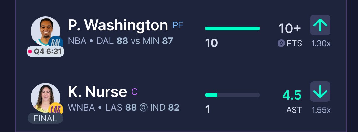 I love when these apps post these nukeable WNBA lines
