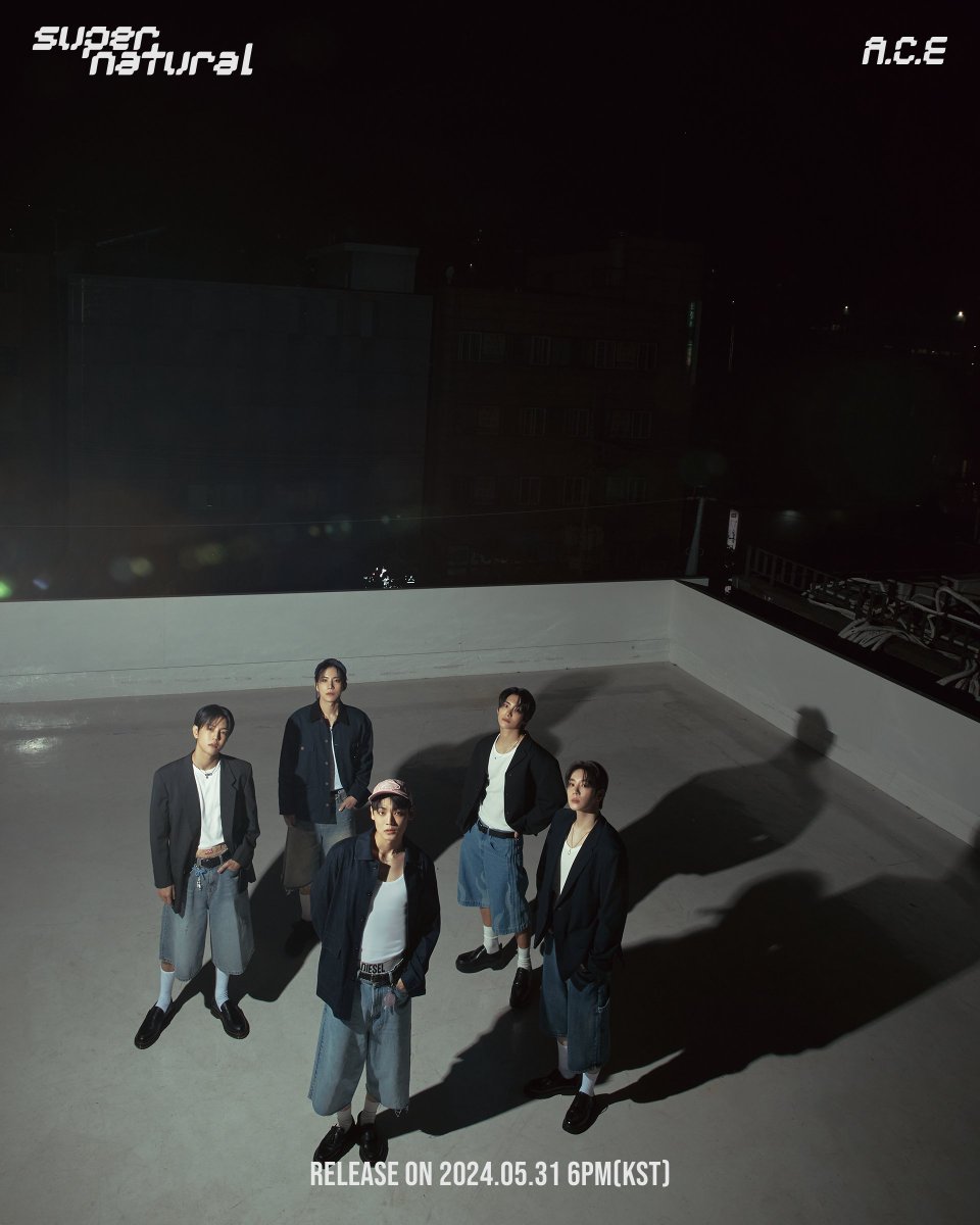 official_ACE7's tweet photo. [#ACE_PROJECT]

A.C.E Special Single '𝕊𝕦𝕡𝕖𝕣𝕟𝕒𝕥𝕦𝕣𝕒𝕝'

✔️ ꓚꓳꓠꓚꓰꓑꓔ ꓑꓧꓳꓔꓳ #ACE 

🎧 Release on
2024.05.31 FRI 6PM (KST)

#에이스 #박준희 #이동훈 #와우 #김병관 #강유찬  
#PARKJUNHEE #LEEDONGHUN #WOW #KIMBYEONGKWAN #KANGYUCHAN 
#Supernatural https://t.co/hWpFjrkOXx