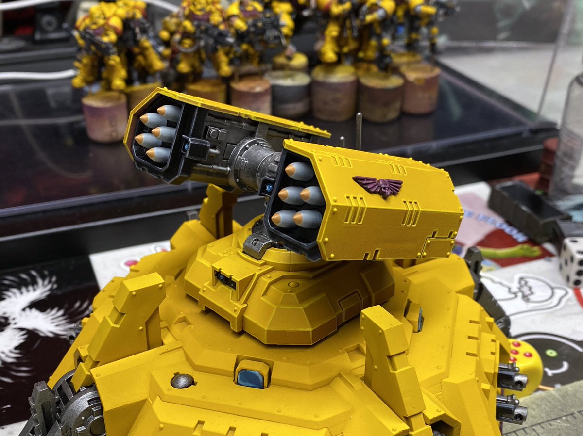 Hammerfall Bunker yellow edge work. #hobbystreak no.680