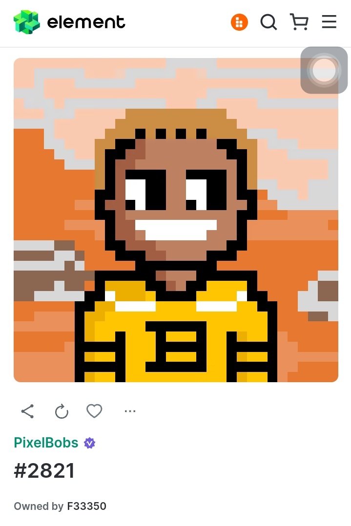 muammeryldrm42's tweet photo. This price is very cheap, I added a new pixelbob to my collection.
@PixelBobs #pixelbobs @Element_Market https://t.co/LWrSHJ1JTR