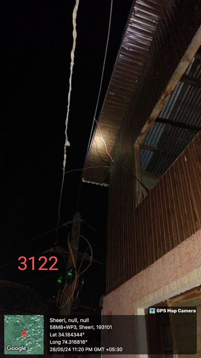 No respite for Power Thieves as #KPDCL maintains midnight vigil!
Inspections teams of ESD Baramulla-1st carried out checks well past midnight and detected many cases of power theft. Evidence against offenders recorded and appropriate action will follow. Er. Yasir Kakroo
@diprjk