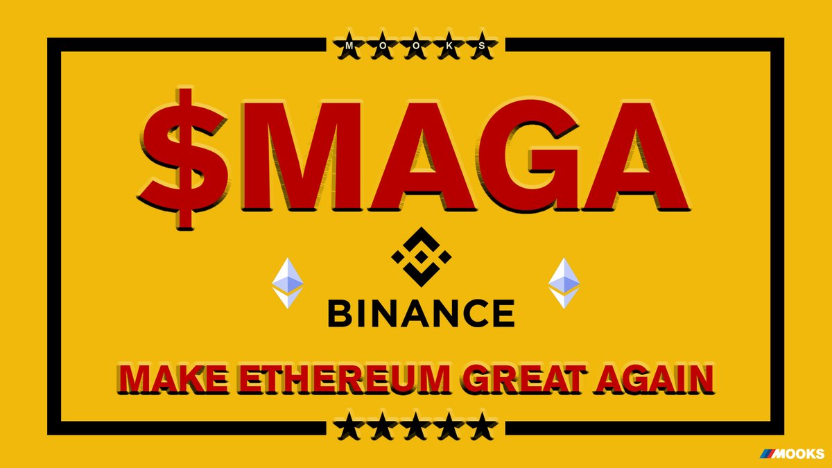 MookBot's tweet image. LIST $MAGA ON @BINANCE - LET THEM KNOW - RT!!!