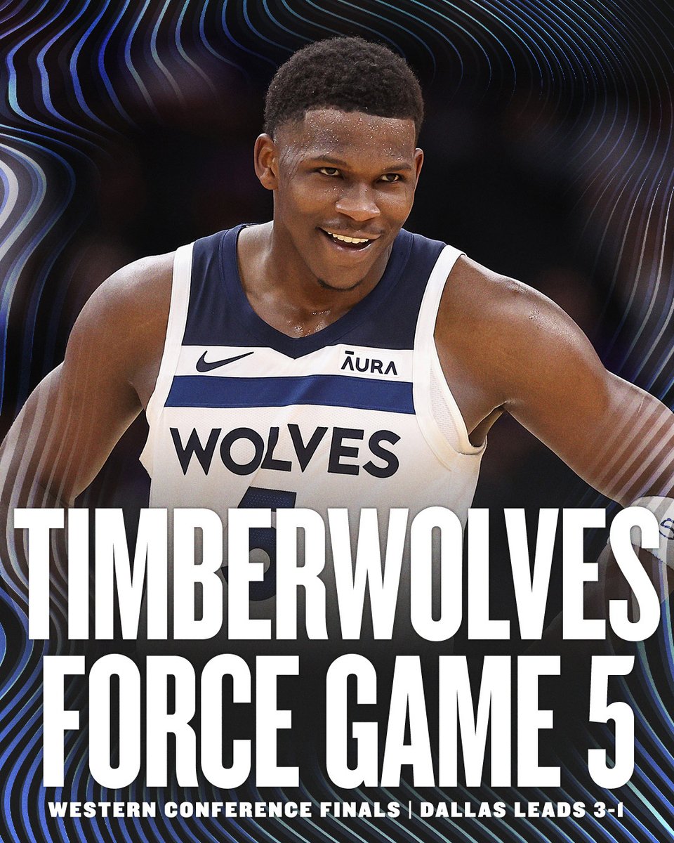 WOLVES FORCE GAME 5 🔥 Ant and the Timberwolves avoid the sweep as the series heads back to Minnesota!
