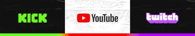 Attention⚠️ 
Streamers and Content Creators ☀️ 
•  Drop your links ! 🔗 
•  Boost your: Kick, YouTube & Twitch 📢 
•  Let’s thrive together !