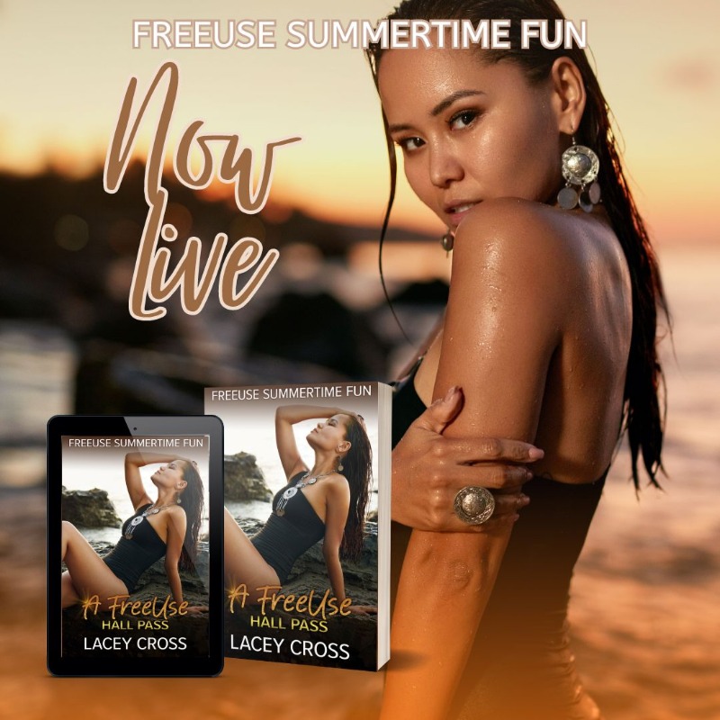 Cross28Lacey's tweet photo. One woman. One night. No limits. π
New Release
A Freeuse Hall Pass by Lacey Cross
Book 1 of the Freeuse Summertime Fun multi-author series.
#freeusesummer #erotica
