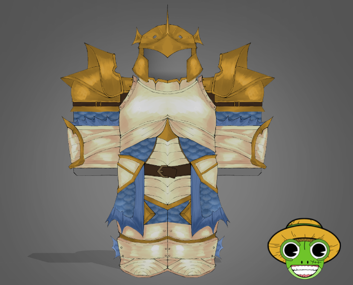 King Neptune Armor I made for
<a href="/RELLGames/">RELL Games</a>

#RobloxDev #RobloxDevs #ONEPIECE #conceptart