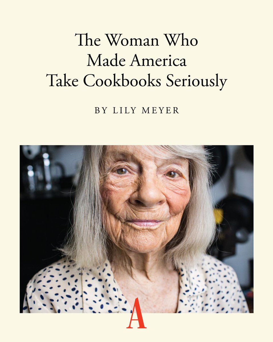In editing culinary greats such as Julia Child and Edna Lewis, Judith Jones helped identify the pleasure at the core of traditional “women’s work.” @lilyjmeyer on the woman who made America take cookbooks seriously: theatln.tc/N9yHGgg4