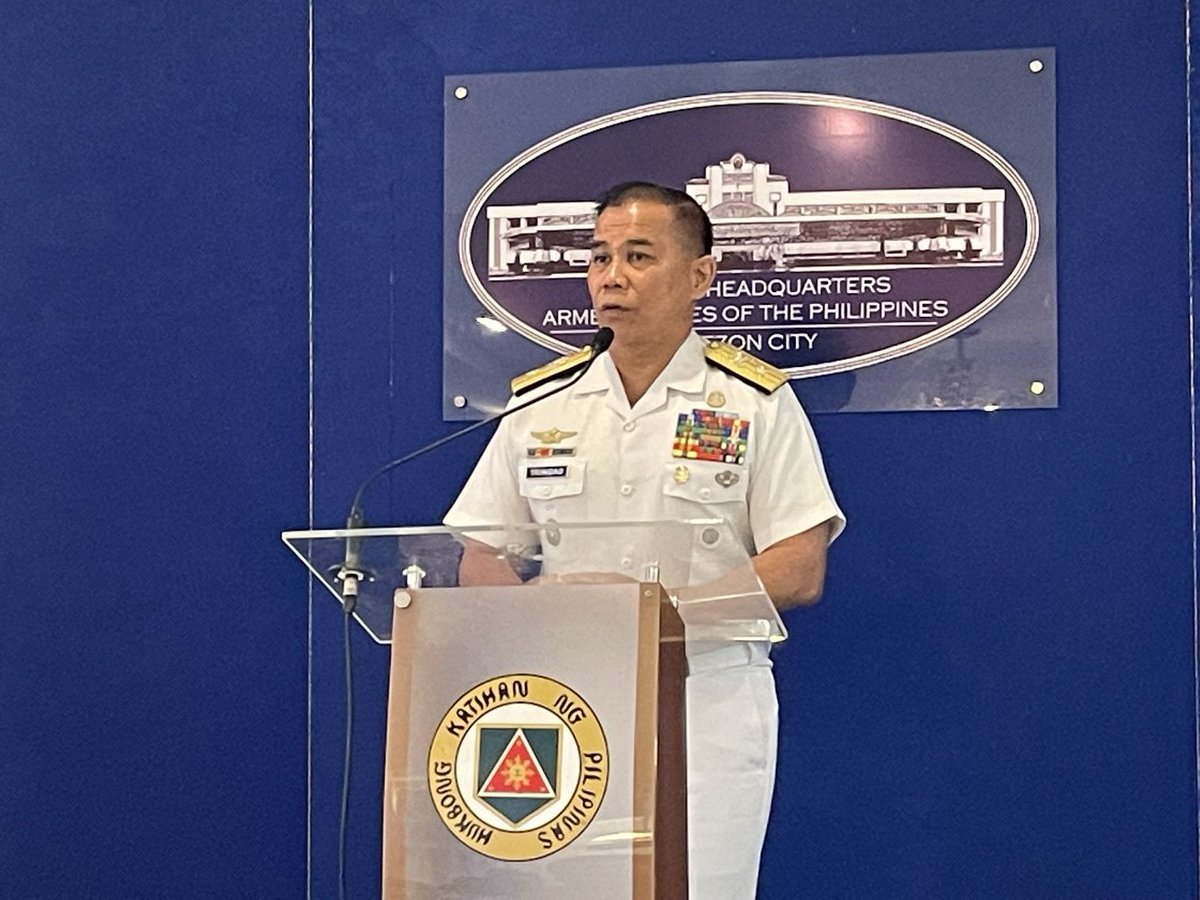 Philippine Navy’s Commo Roy Vincent Trinidad slams China over its imposition of a unilateral fishing ban in the South China Sea.    

“China is out of tune, they're out of line, they're out of their mind,” he says. | via @michael_delizo