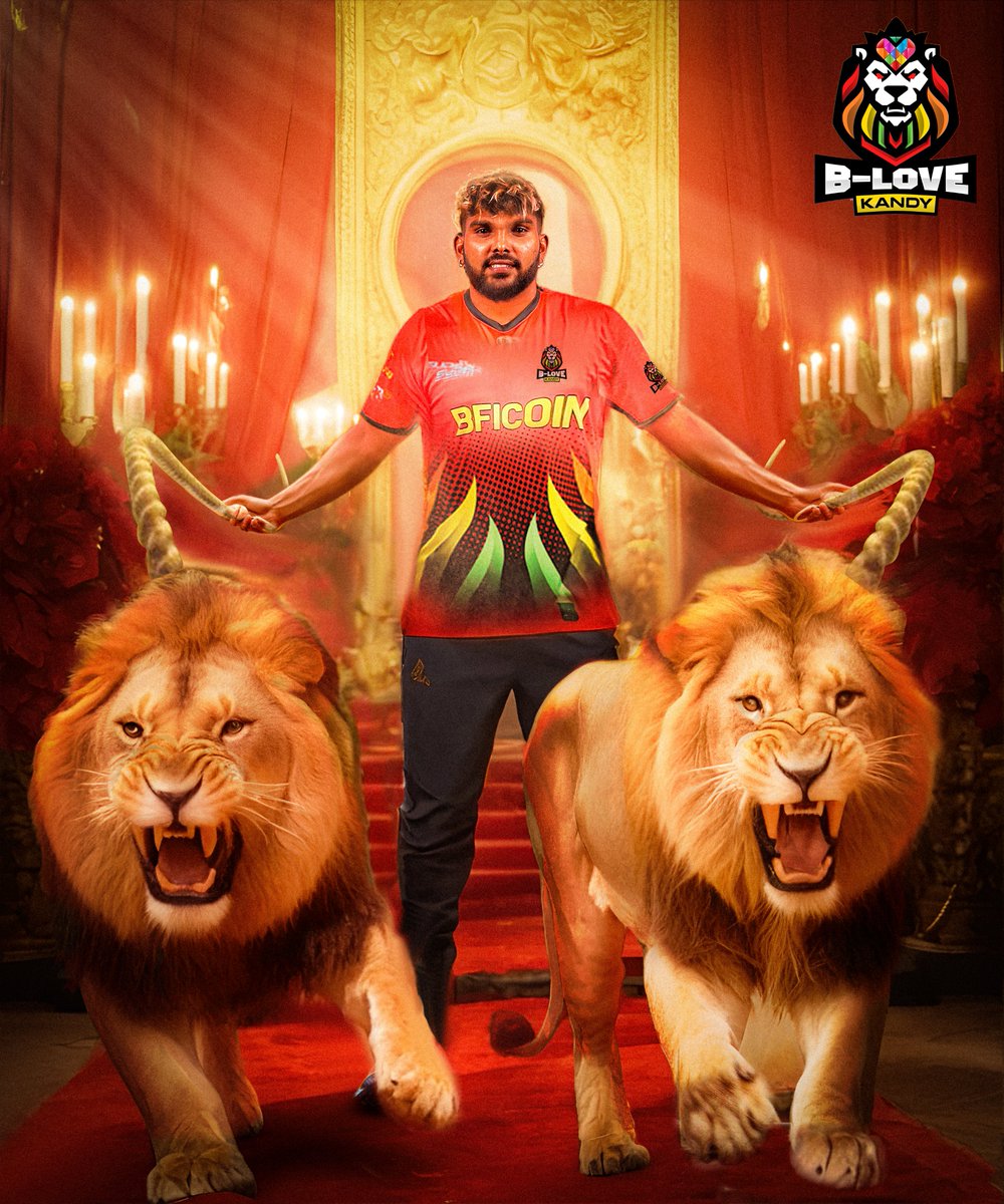 Double the roar, double the power! 🦁🦁
BLOVE KANDY is ready to dominate LPL Season 5! 🏏👑

#BLOVEKandy #LPL2024 #LPLT20 #LankaPremierLeague #BLOVEKandyTeam #KandyTeam #BLOVEKandySquad2024 #LPLSeason5 #LPL5 #BLoveKandyisReady #KandyFalcons #KandyWarriors #KandyTuskers