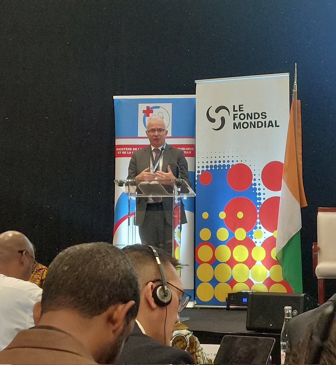 @PeterASands, Executive Director of @GlobalFund speaks on how partnerships with civil society and community is critical for ending #AIDS and:  ➡️ Ensuring health equity ➡️Dismantling human rights barriers ➡️ Ensuring no one is left behind #WHA77