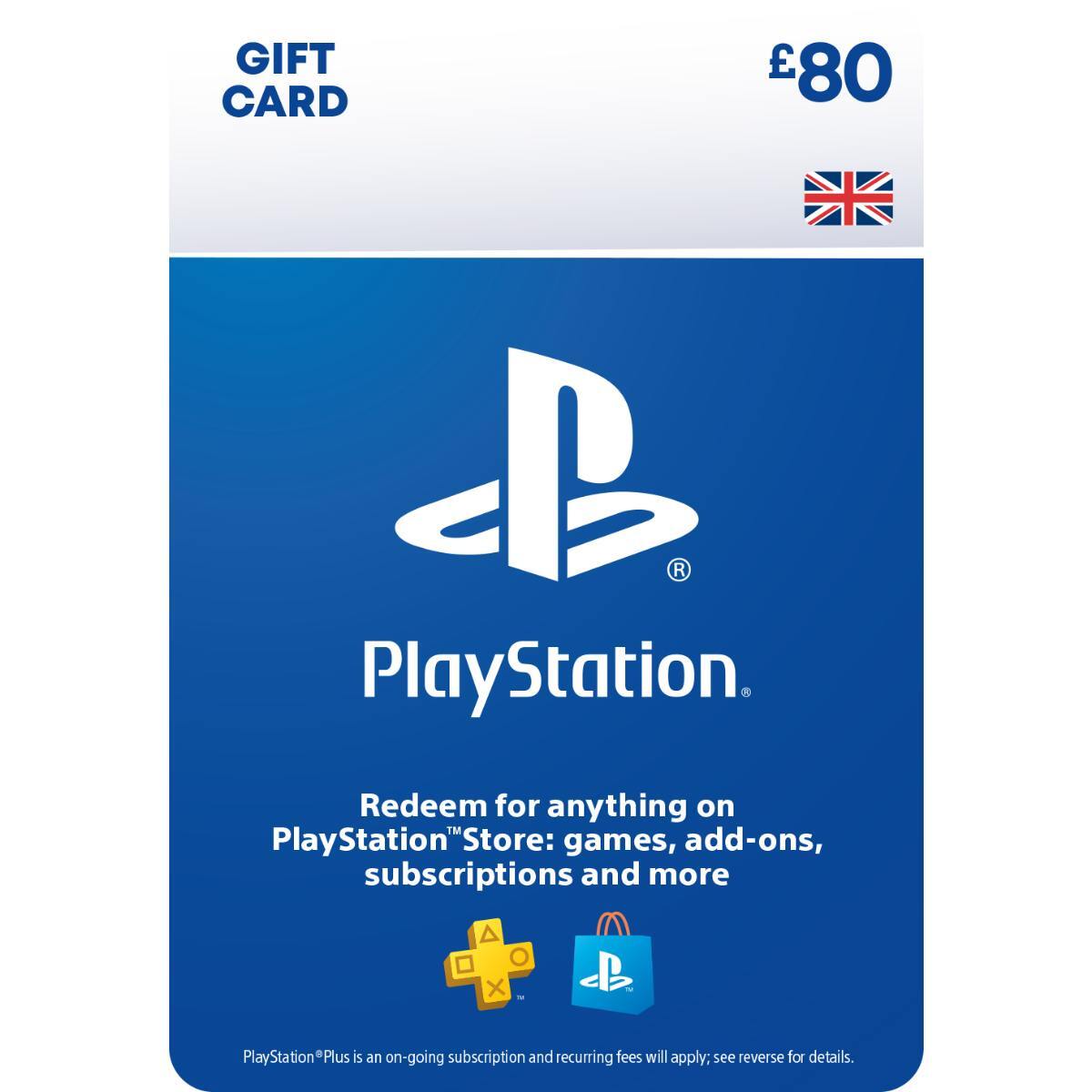 SALE: £68.00 PlayStation Store Gift Card £80 PS5 / PS4 | PSN UK Account #PSN DIGITAL #SONY #PlayStationStoreGiftCard80PS5PS4 #PlayStationPlus #PlayStationStore #PlayStation #PSPlusPremium #PSPlus #VideoGames: Get More, Play More with PlayStation® Gift… dlvr.it/T7XpDl