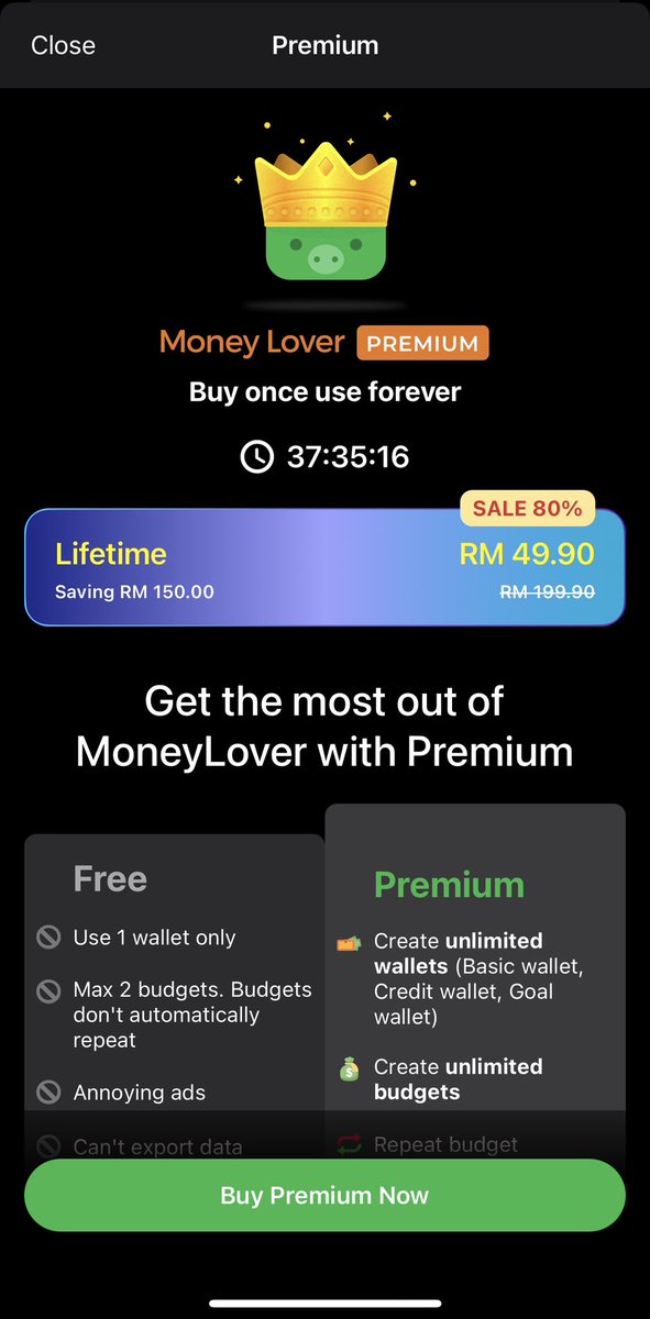 ANHAMo7's tweet image. HARGA ONE TIME OFF RM200. TAPI DAPAT DISCOUNT 50% FOR FIRST TIME REGISTER. 

NAK DISCOUNT LAGI, MINTA KAT SUPPORT DIA. DAPAT 80% OFF. DAPAT LA RM50

THE POWER OF ASKING 🤝🏼

THANK YOU INTRODUCE APPS MONEY LOVER