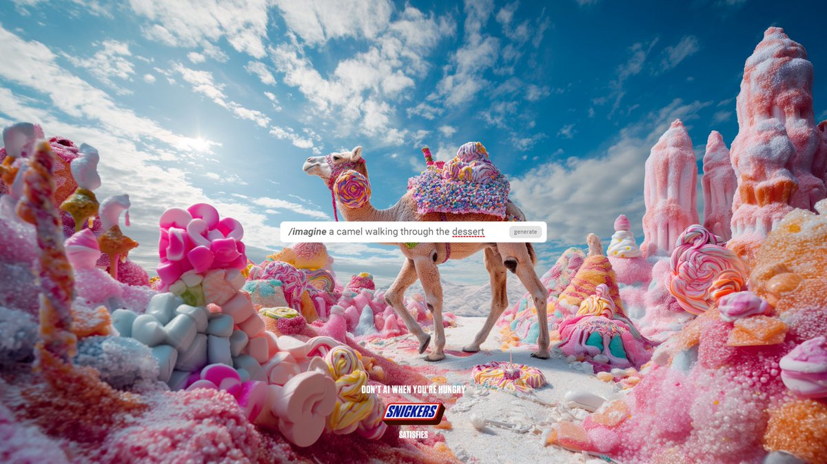 Leuk die 'missprompting'-campagne van Snickers: 'Don't AI when you're hungry' adsoftheworld.com/campaigns/snic…