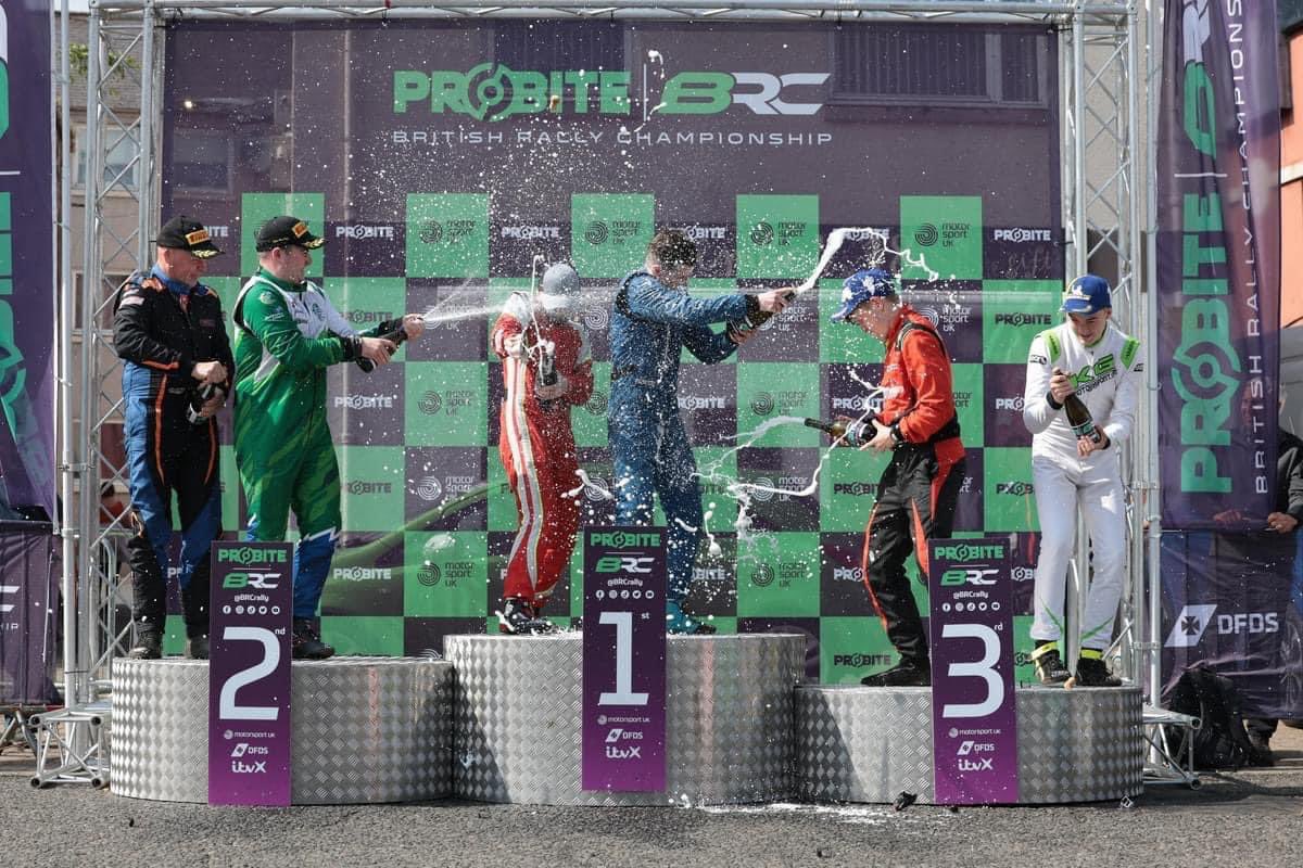 Donegals @KyleMcB03304574 took the top step off the Junior <a href="/BRCrally/">British Rally Championship</a> podium on last weekends <a href="/jim_clark_rally/">Borders Competitions Jim Clark Rally</a> 

A close battle all weekend with <a href="/ryanmachugh6/">Ryanmachugh</a> only 10 seconds behind in second!

Kalum Graffin completed the podium in third