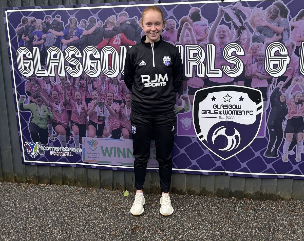 GlasgowGWFC's tweet photo. Glasgow Women FC are delighted to announce the Re-signing of @mc_k33 who returns for season 2024/25

Caitlin will provide us with real fire power for next year and we are delighted she is on board 🔥

🟣⚫️ ✍🏼 https://t.co/W1Xscx1wwE