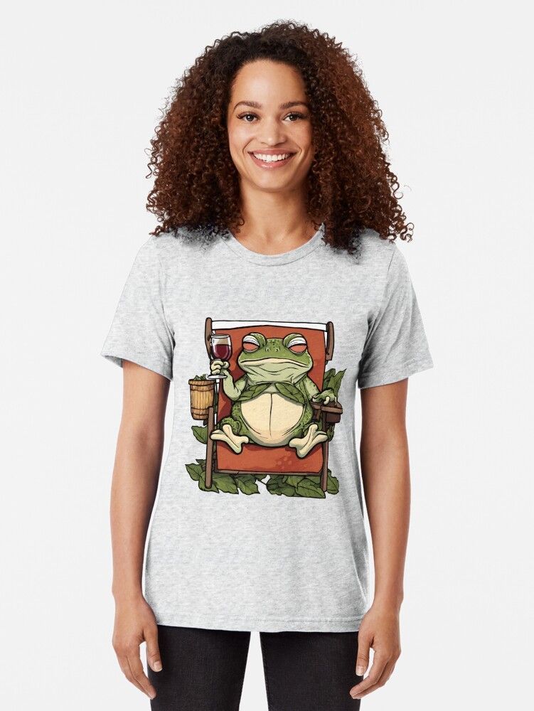 🐸🍷 Get your unique and stylish frog-themed apparel now. Stand out with this quirky and fun design!

🔗redbubble.com/i/t-shirt/Frog… 

#FrogFashion #tshirt #tshirts #tshirtDesign #redbubble #gift #giftidea #pod #frogs #wine #UniqueDesigns #DigitalArt #UniqueTshirt