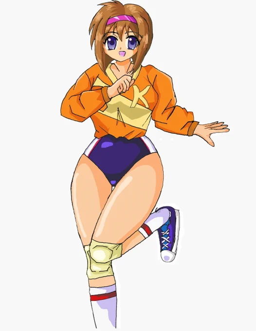 デカ女と言えば女子バレー部ですね!昔の絵を発掘したぞ 