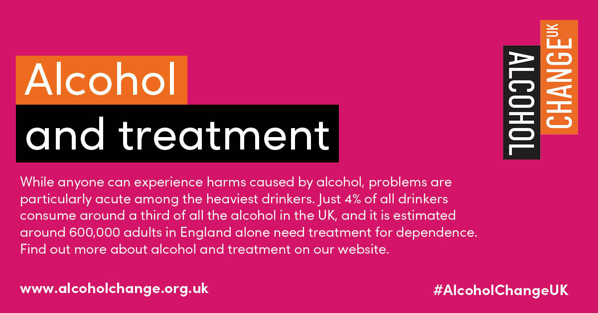 While anyone can experience harms caused by alcohol, problems are particularly acute among the heaviest drinkers. This is why they need support to turn their lives around. Find out more about our policy insights on alcohol treatment here: alcoholchange.org.uk/policy/policy-…